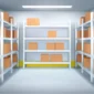 Polypropylene shelving storage racks 85x85